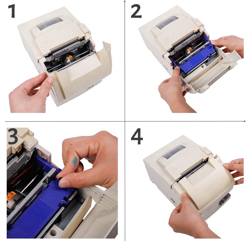 Bigger 12 Pack Compatible SP700 Printer Ribbon B/R Replacement for Star RC-700BR SP-700BR SP-712 SP-742 Ink Ribbon, Black and Red - Image 4